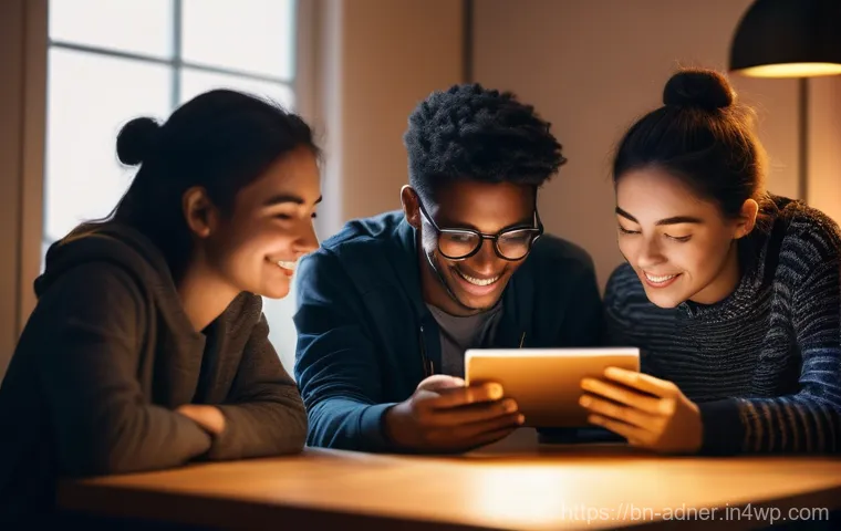 다크 소셜 마케팅을 위한 효과적인 타겟팅 - **"Dark Social: The Discreet Flow of Information"**
    A diverse group of young adults and teenager...