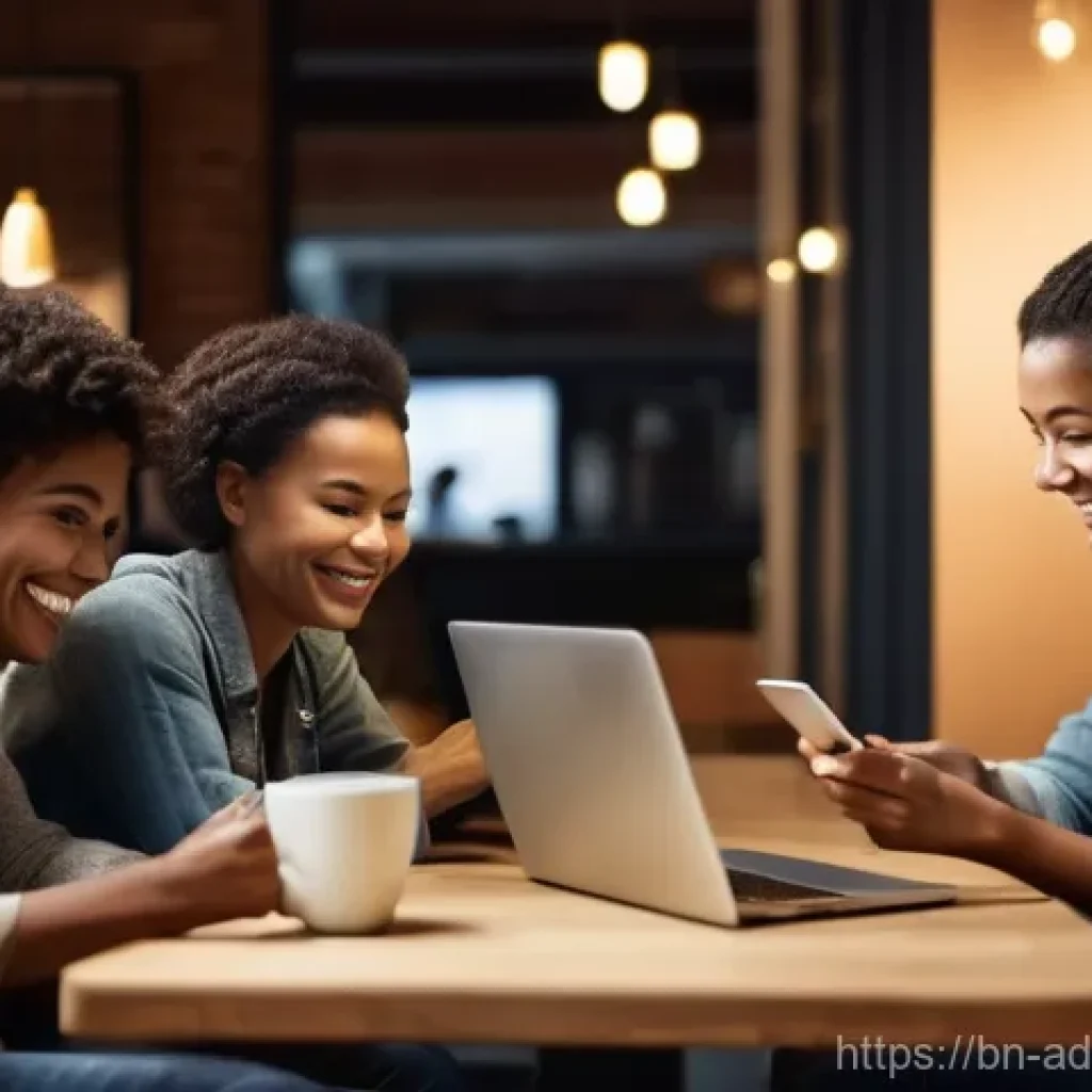 다크 소셜 마케팅을 위한 교육 자료 - **Prompt 1: The Personal Touch of Digital Sharing**
    "A candid, realistic photograph capturing a ...